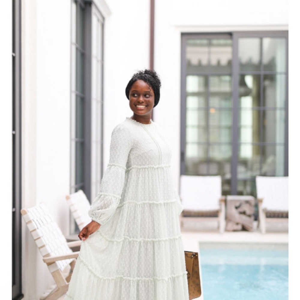 BELLA SAGE DRESS (2X)Price is Firm - Picture 2 of 4